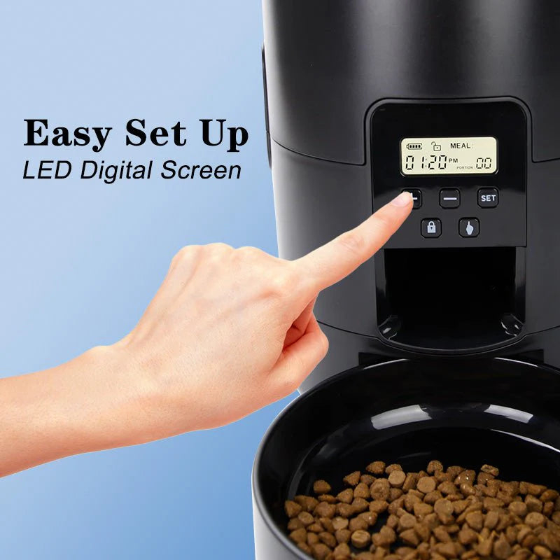 HEYBO Automatic Cat Feeder 2L Dry Food Dispenser